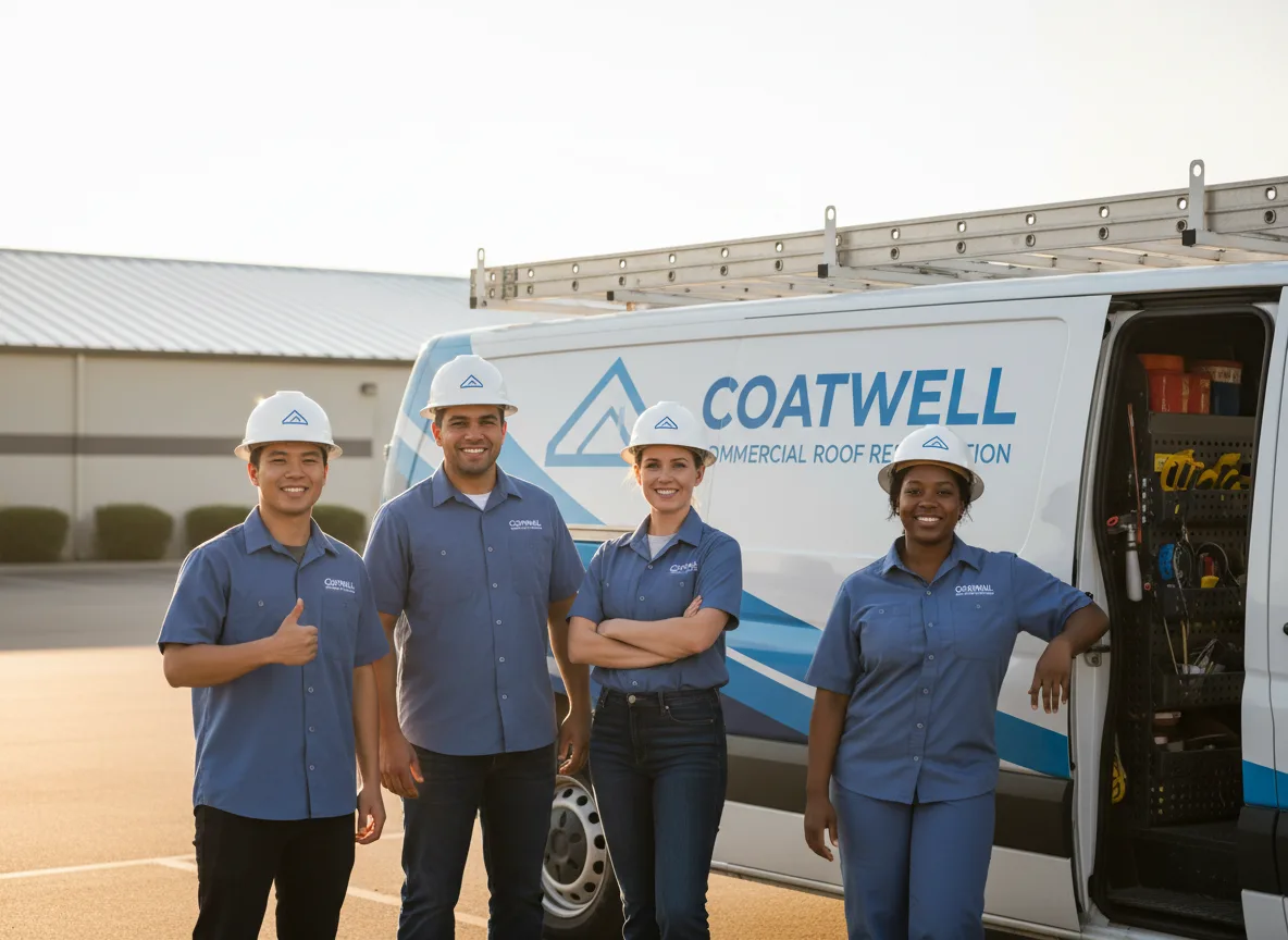 Commercial roof coating company in Barrett, MN